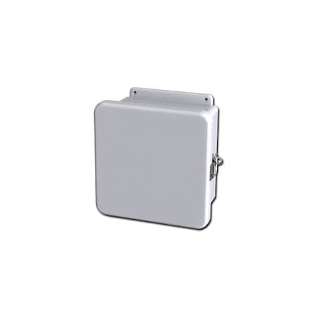 Saginaw Control & Engineering Quick Release Padlock Latch Electrical Enclosures, 9.38 in H, 4.88 in D, 9.38 in W SCE-808CHQRFG